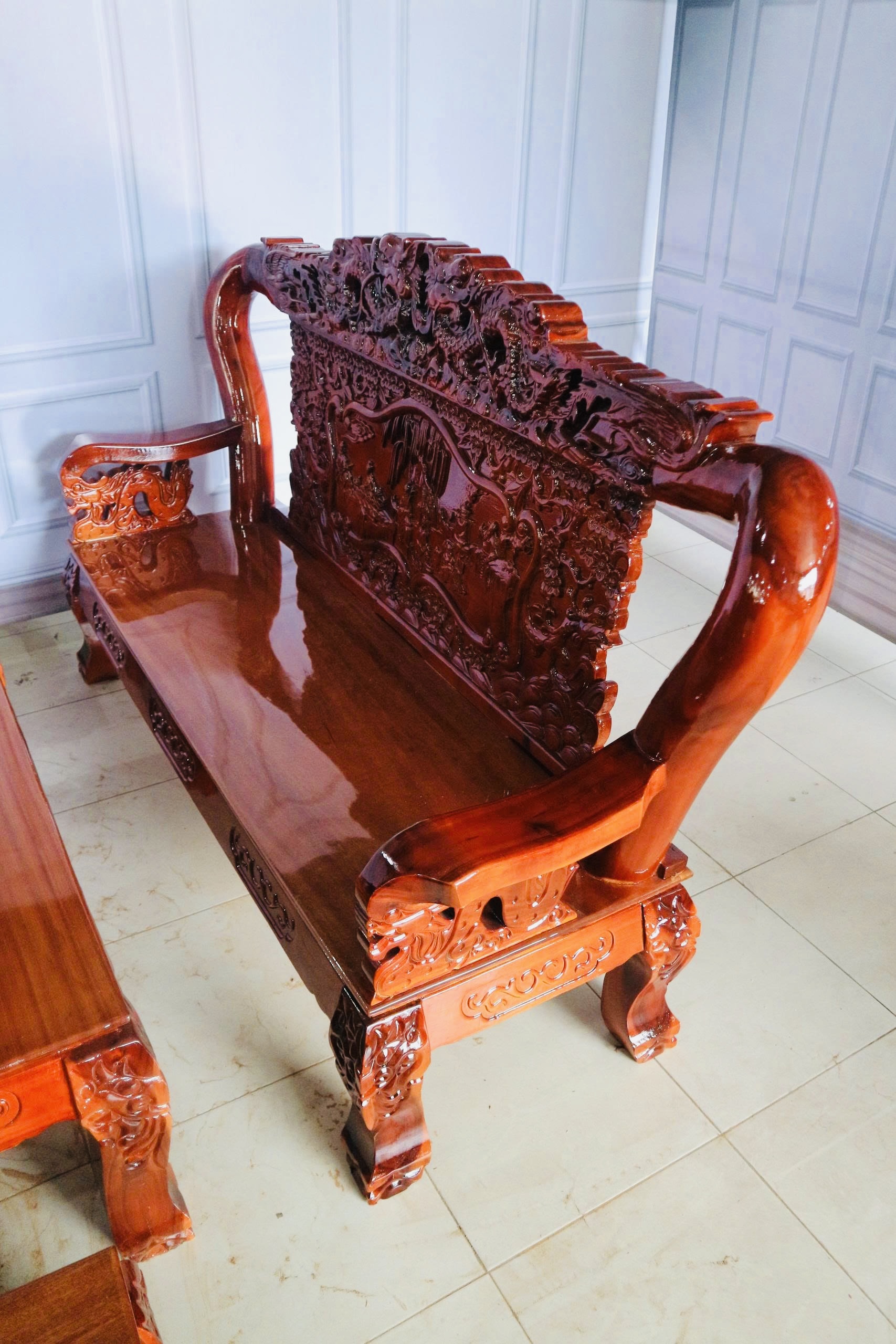 Bát Tiên Gỗ Tràm Mặt Xoan Đào Tay 12 – Bộ 6 Món Sang Trọng - Ảnh 12