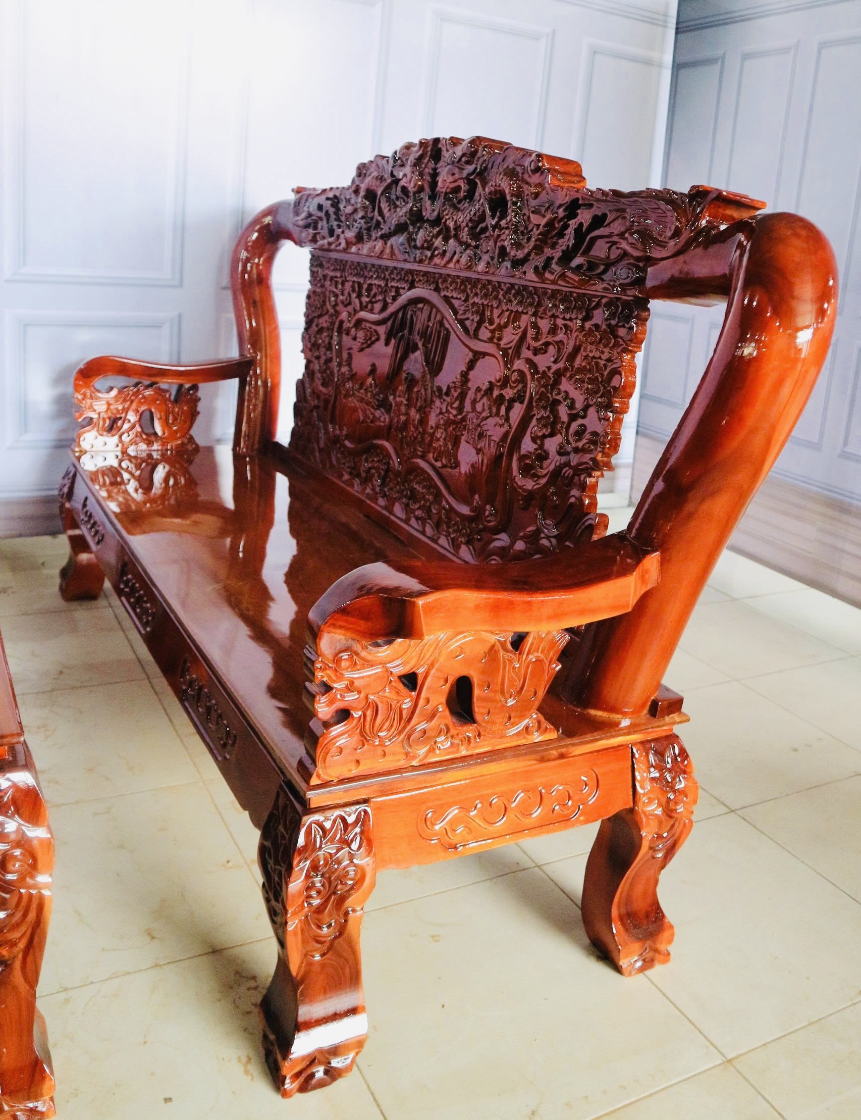 Bát Tiên Gỗ Tràm Mặt Xoan Đào Tay 12 – Bộ 6 Món Sang Trọng - Ảnh 13