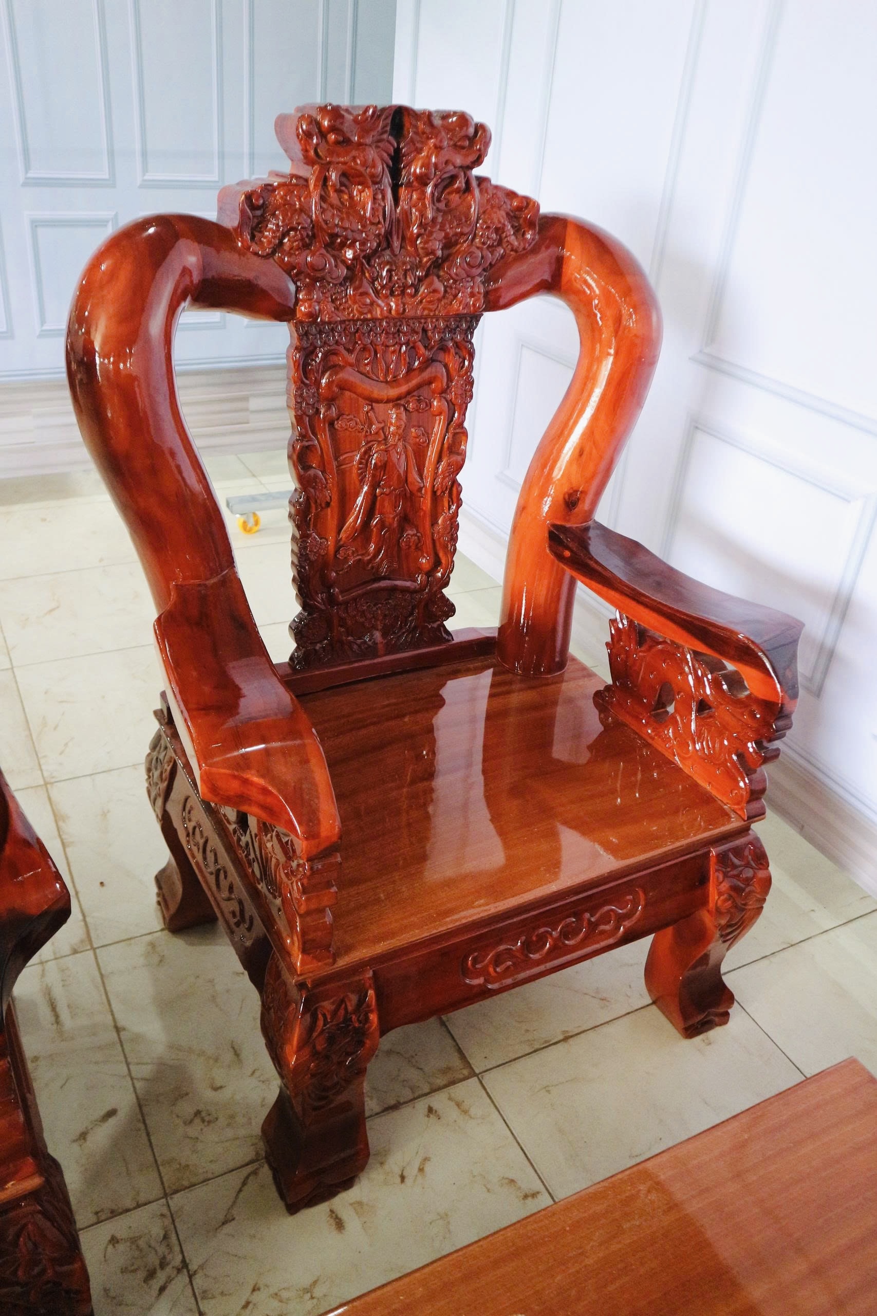 Bát Tiên Gỗ Tràm Mặt Xoan Đào Tay 12 – Bộ 6 Món Sang Trọng - Ảnh 4