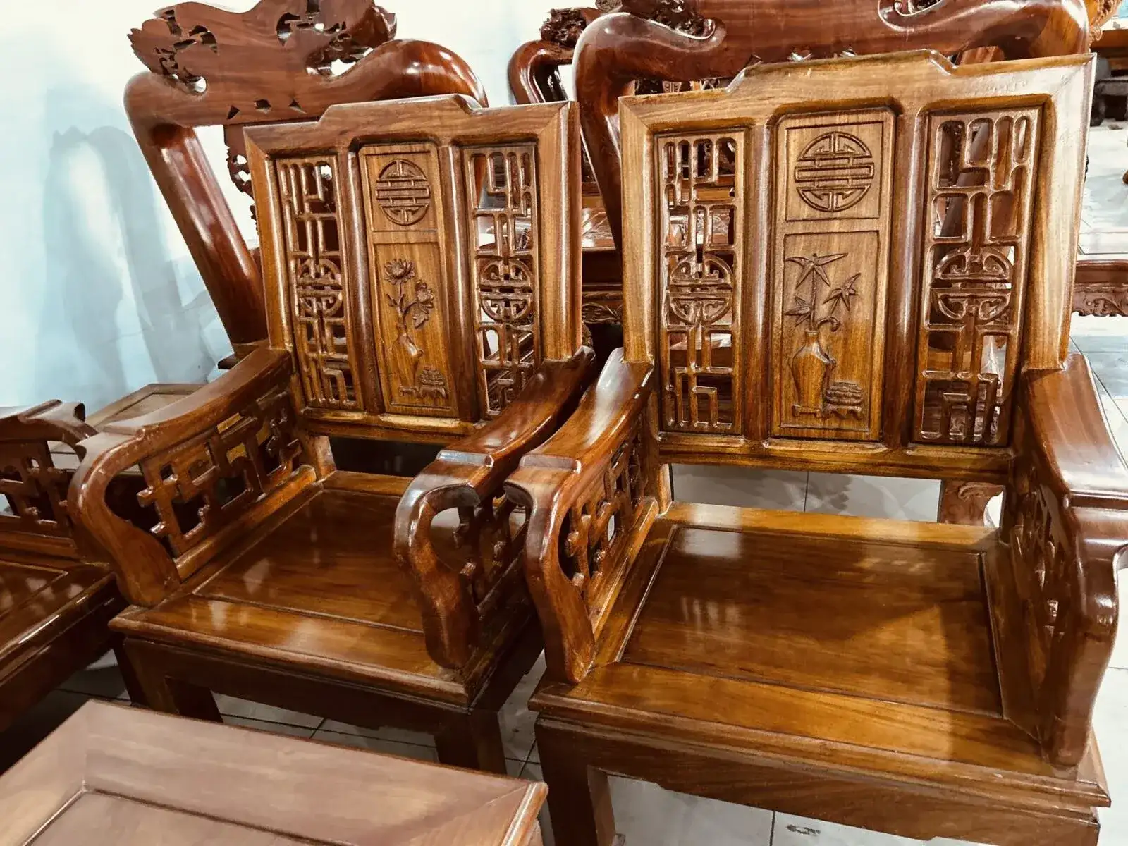 Alternative view of SALON GỖ GÕ CHẠM KHẮC TINH XẢO
