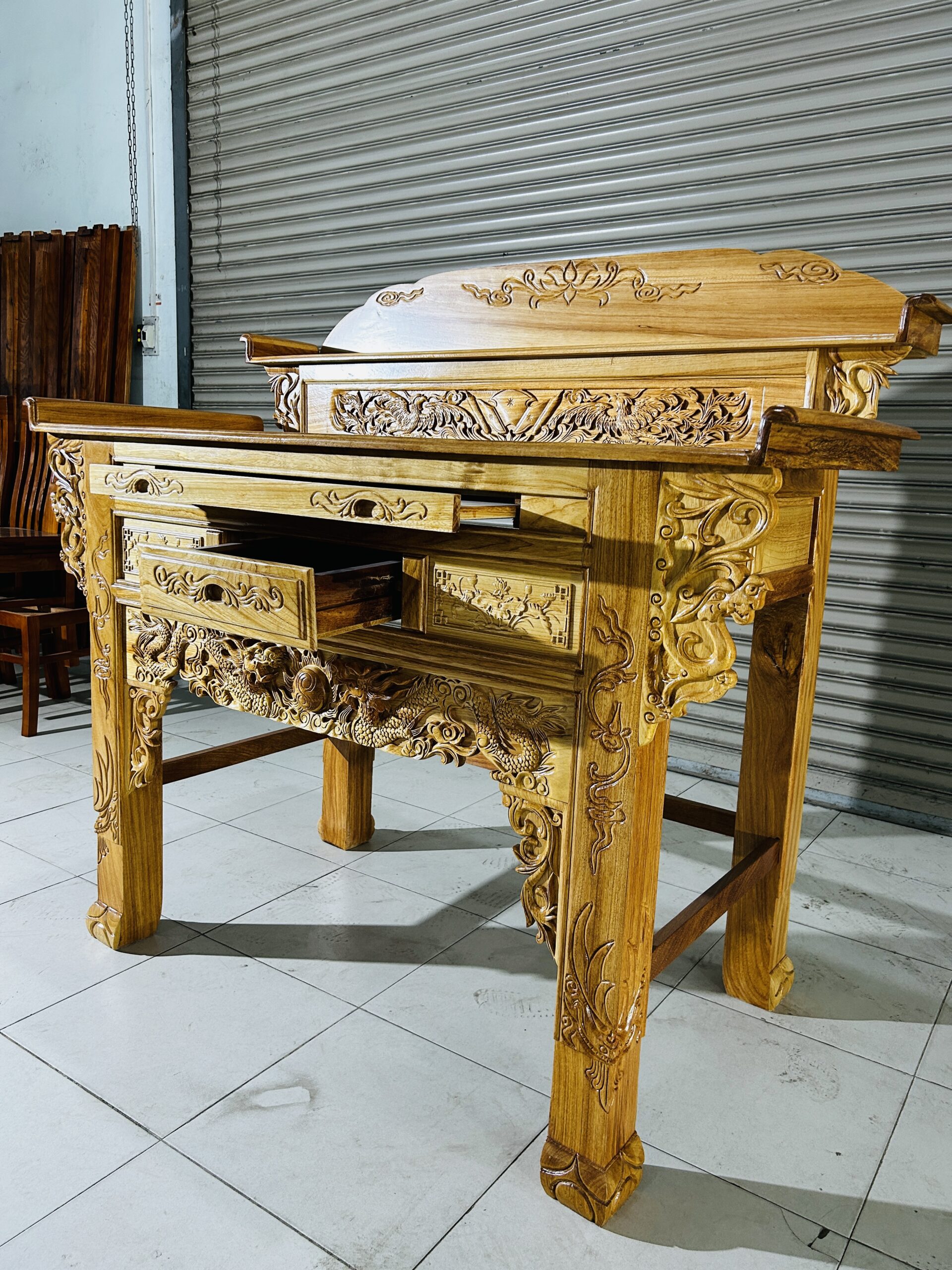ÁN GIAN GỖ GÕ 1 TẦNG
