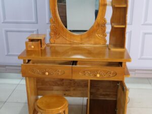 Alternative view of Bàn Phấn Gỗ Cao Su Sấy Thiết Kế Sang Trọng
