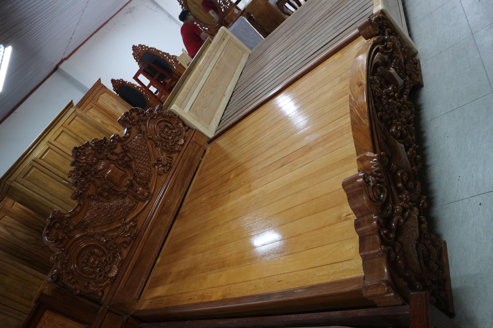 mẫu giường gỗ đẹp đồng nai
