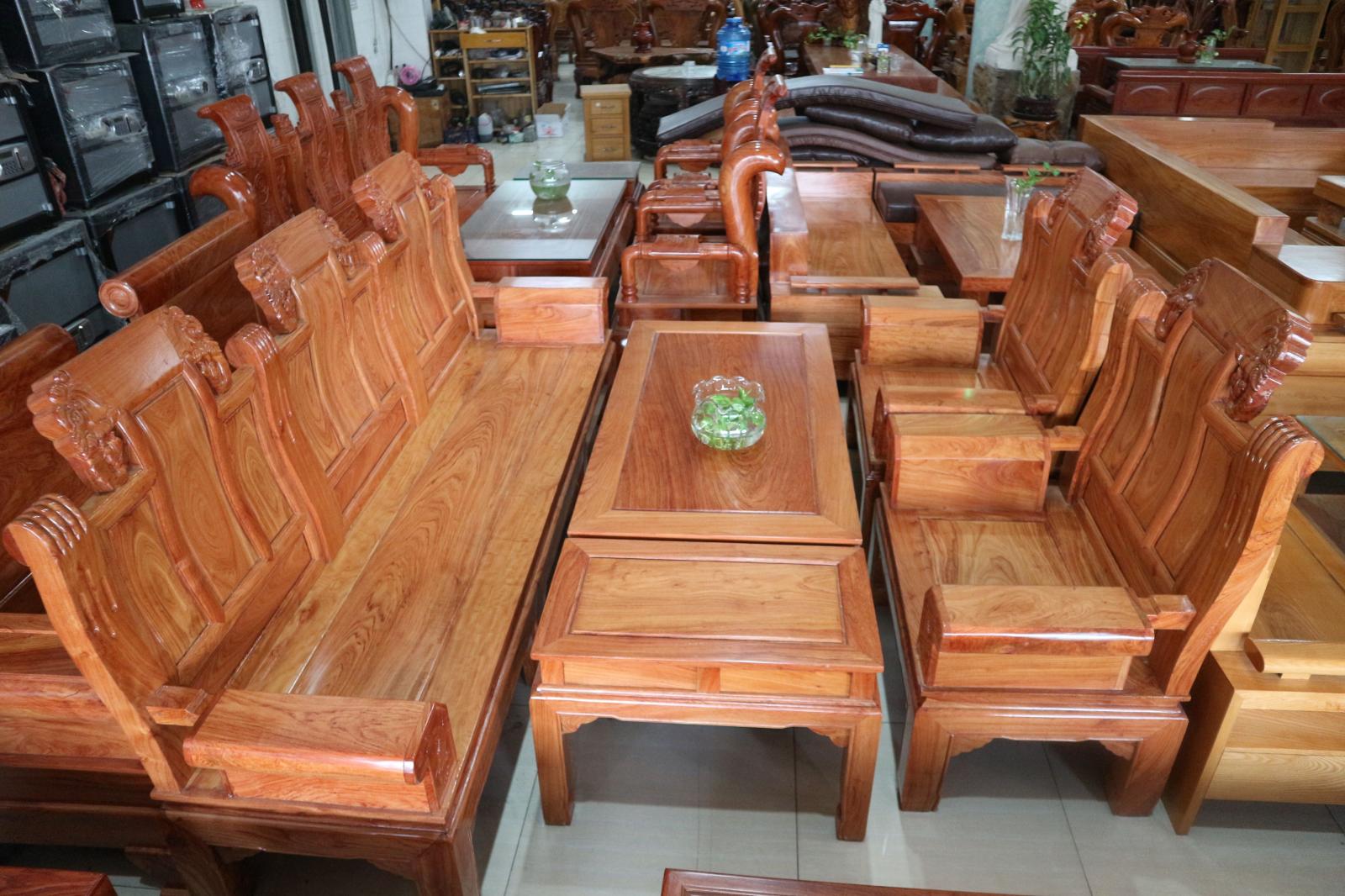 Salon Âu Á 6 Món Gỗ Hương Đá - Ảnh 6