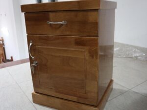 Tủ Đầu Giường Gỗ Cao Su Tự Nhiên