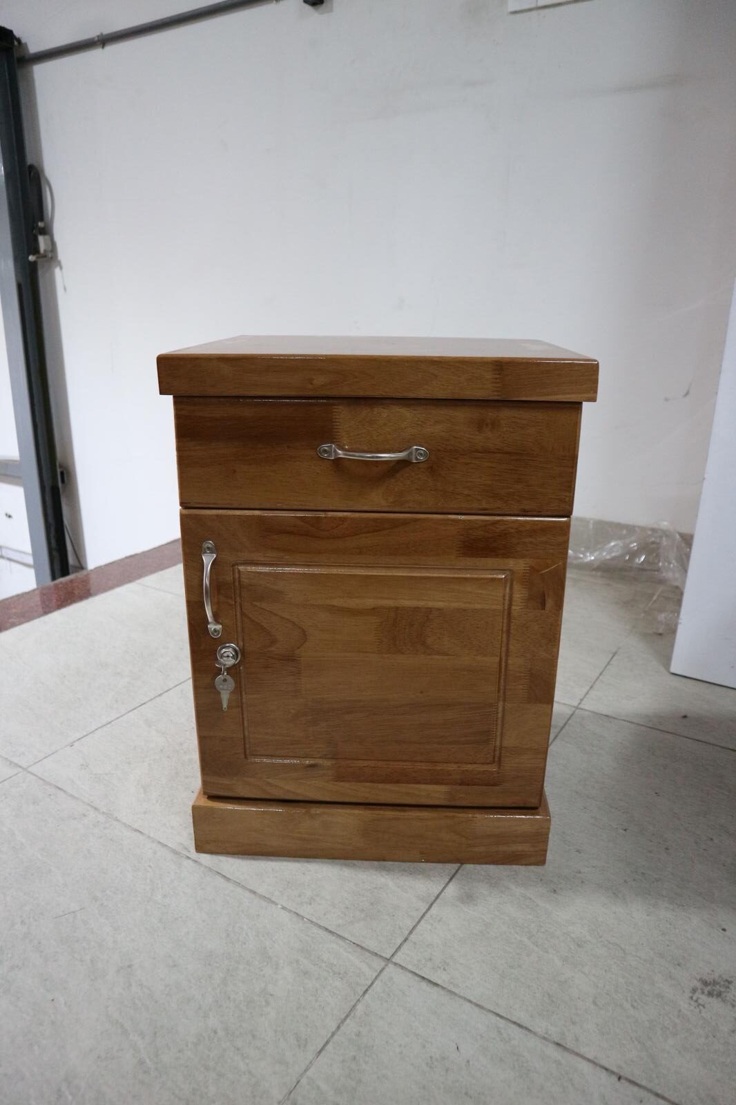 Tủ Đầu Giường Gỗ Cao Su Tự Nhiên - Ảnh 6