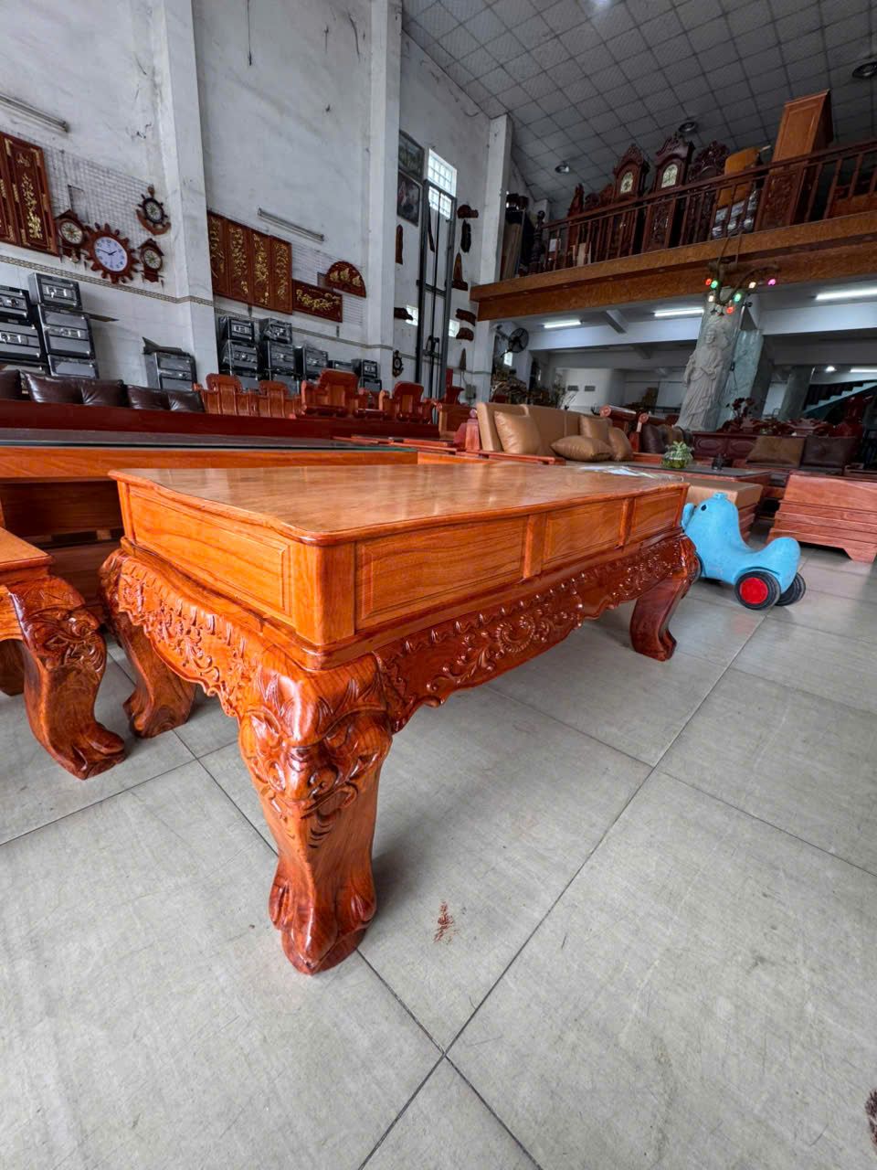BỘ SALON TRIỆN TAY 10 – 6 MÓN GỖ CĂM XE - Ảnh 7