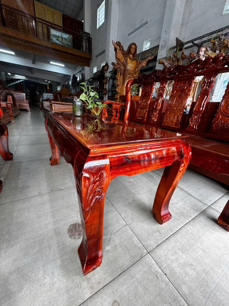 SALON GỖ TRÀM MẶT XOAN TAY 8 – 6 MÓN - Ảnh 3