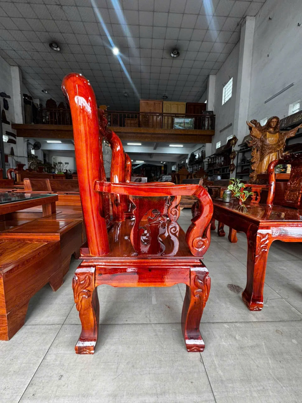 SALON GỖ TRÀM MẶT XOAN TAY 8 – 6 MÓN - Ảnh 5