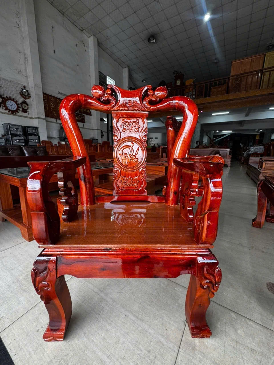 SALON GỖ TRÀM MẶT XOAN TAY 8 – 6 MÓN - Ảnh 7